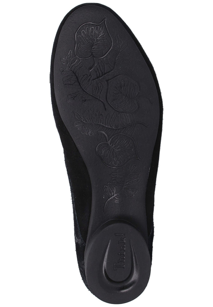 Think! Halbschuhe Leder Schwarz - surf4shoes