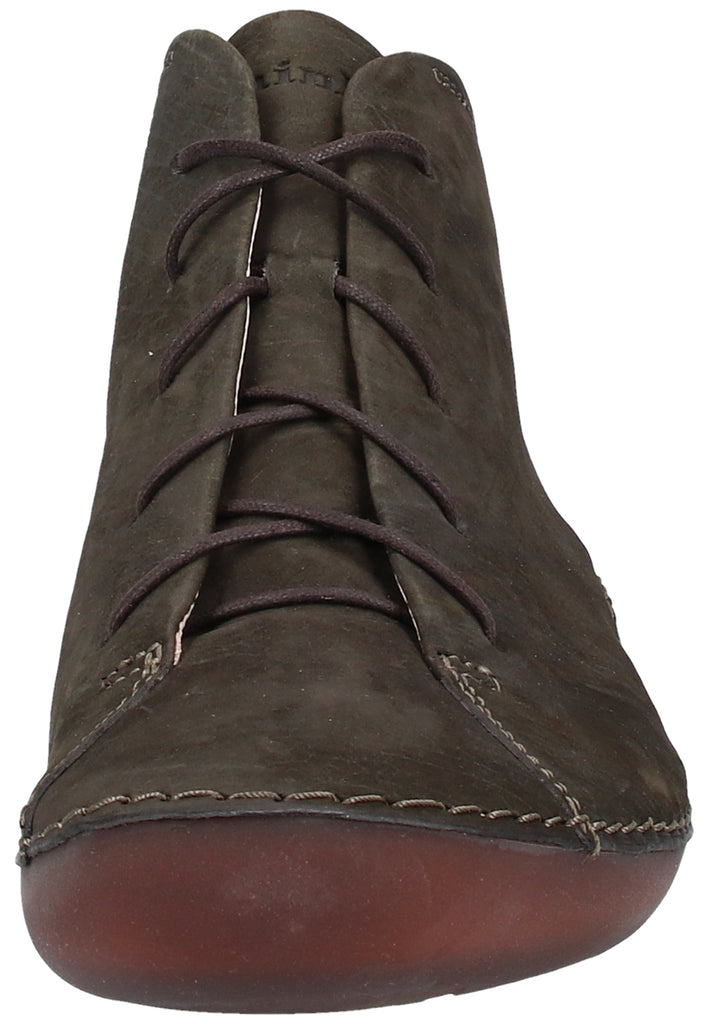 Think! Halbschuhe Leder Oliv - surf4shoes