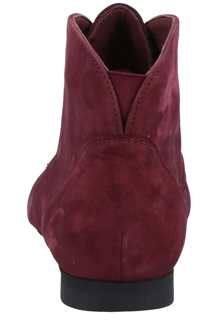 Think! Stiefelette Nubukleder Rot - surf4shoes