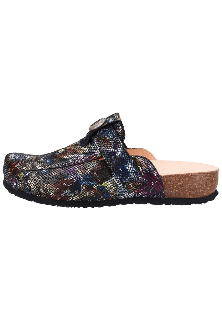 Think! Clogs Leder Schwarz - surf4shoes
