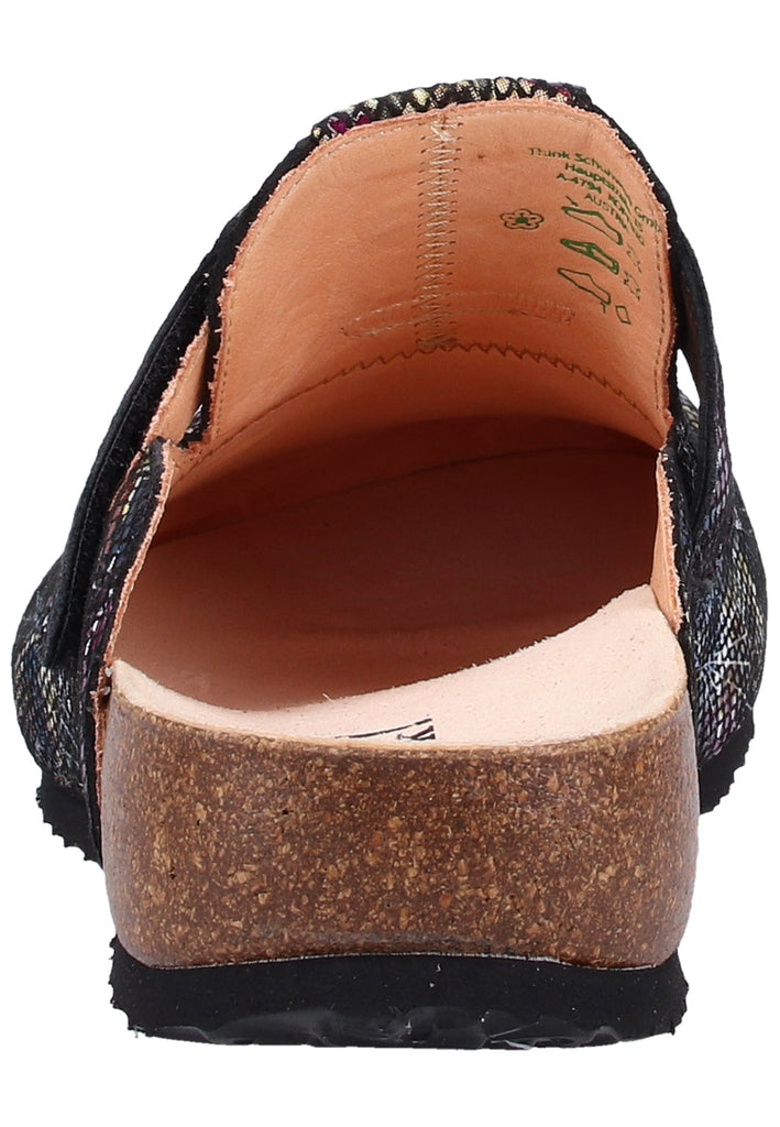 Think! Clogs Leder Schwarz - surf4shoes