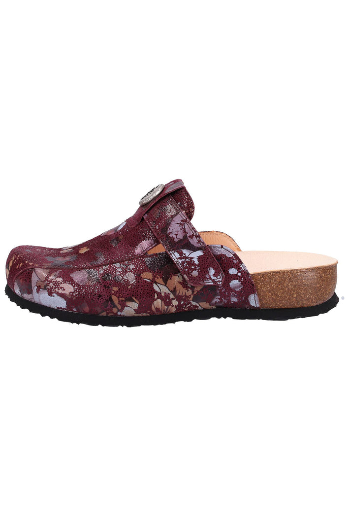 Think! Clogs Leder Chianti - surf4shoes