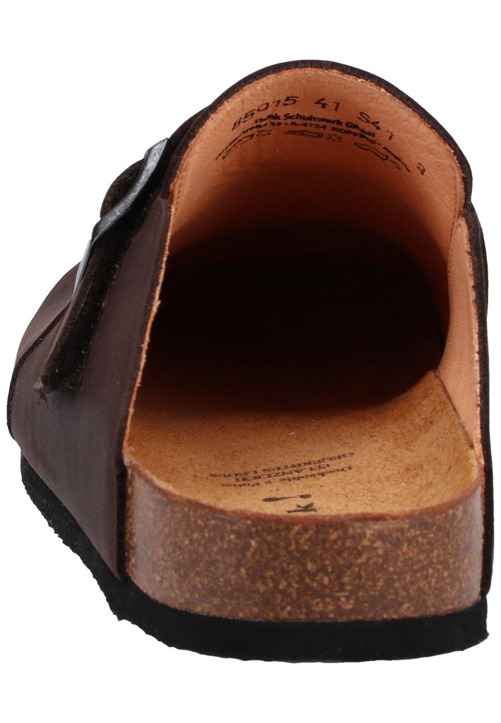 Think! Clogs Nappaleder Espresso - surf4shoes