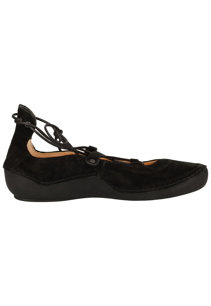 Think! Halbschuhe Veloursleder Schwarz - surf4shoes