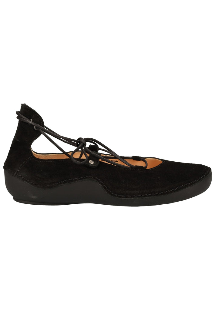 Think! Halbschuhe Veloursleder Schwarz - surf4shoes