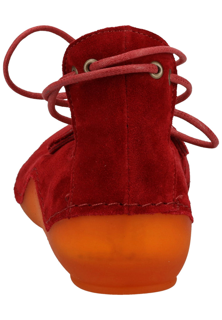 Think! Halbschuhe Veloursleder Rot - surf4shoes