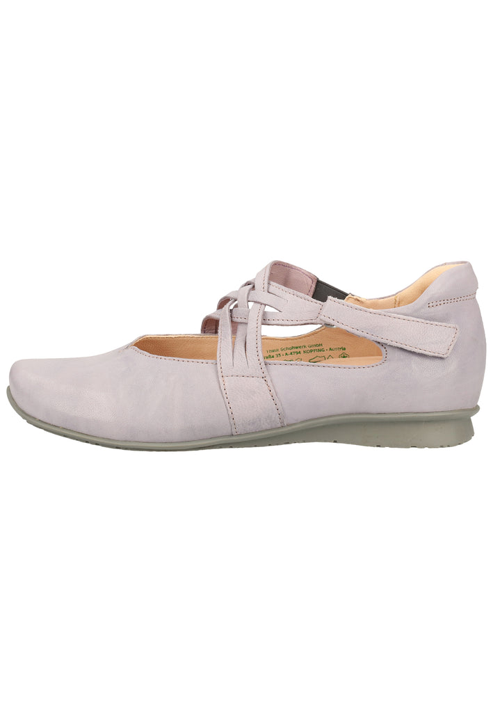 Think! Ballerinas Leder Lavendel - surf4shoes