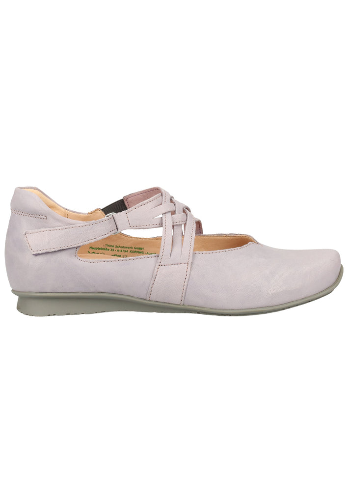 Think! Ballerinas Leder Lavendel - surf4shoes