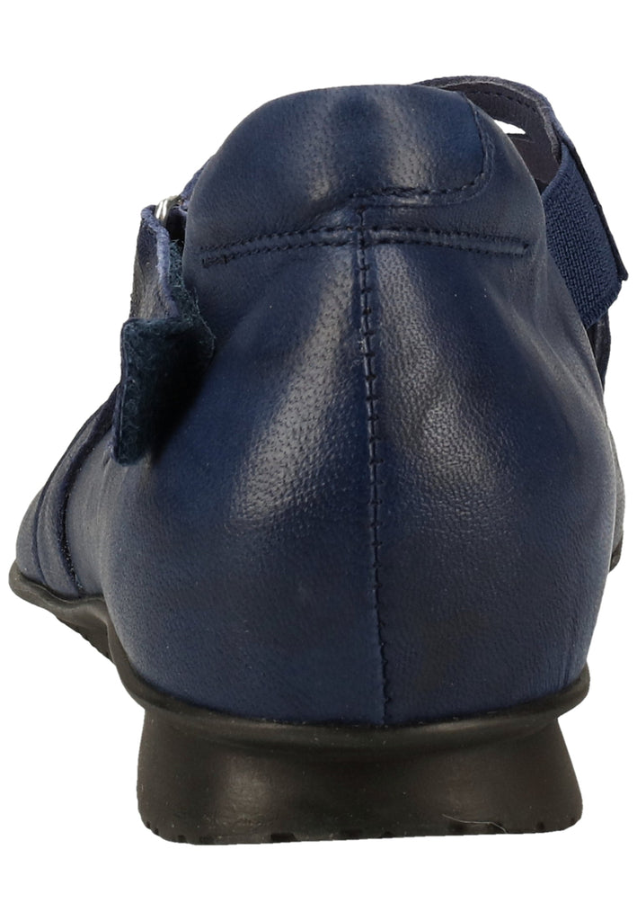 Think! Ballerinas Leder Blau - surf4shoes