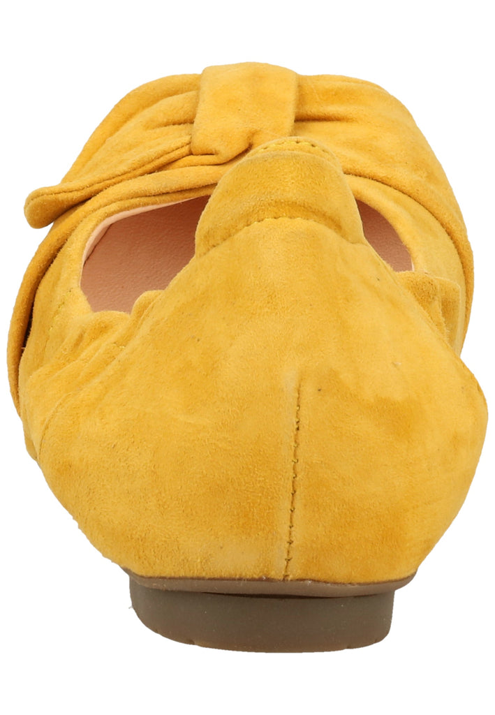 Think! Ballerinas Nubukleder Gelb - surf4shoes