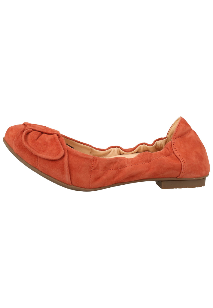 Think! Ballerinas Nubukleder Rot - surf4shoes