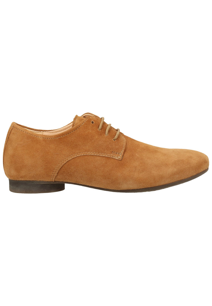 Think! Halbschuhe Nubukleder Cognac - surf4shoes