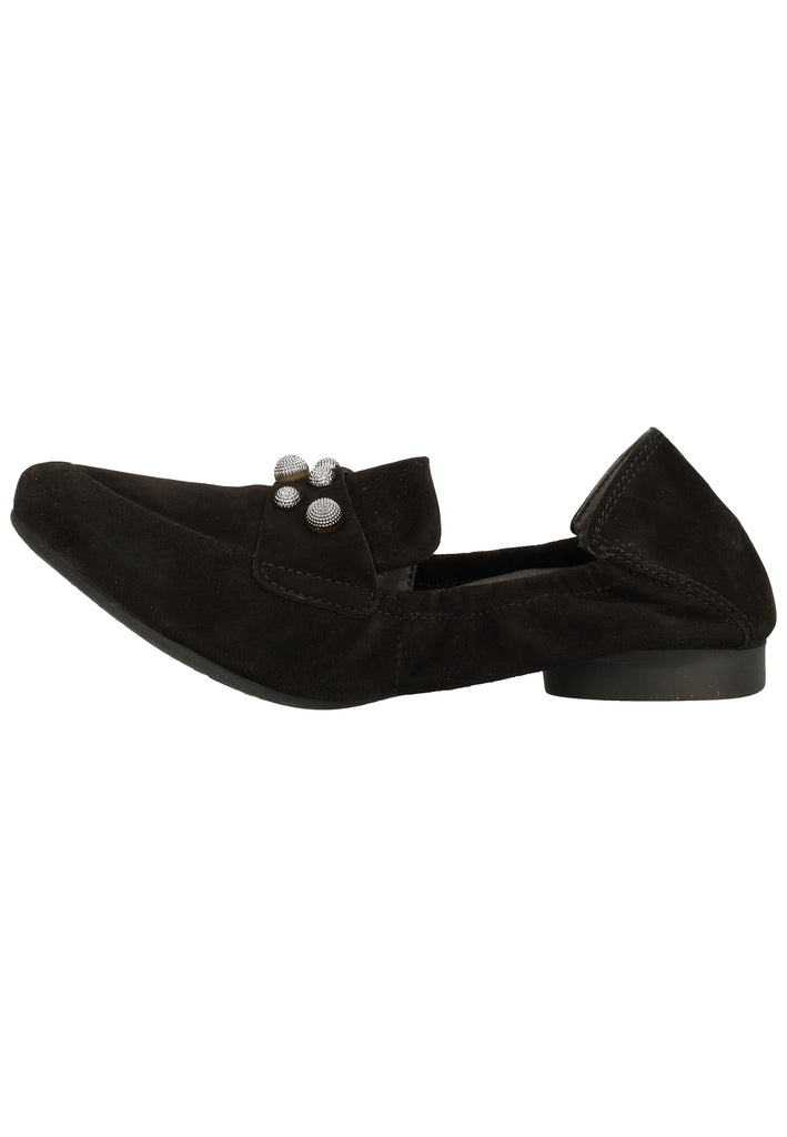 Think! Slipper Nubukleder Schwarz - surf4shoes