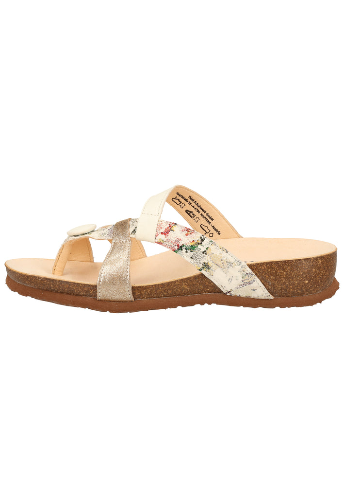Think! Pantoletten Leder Ivory - surf4shoes