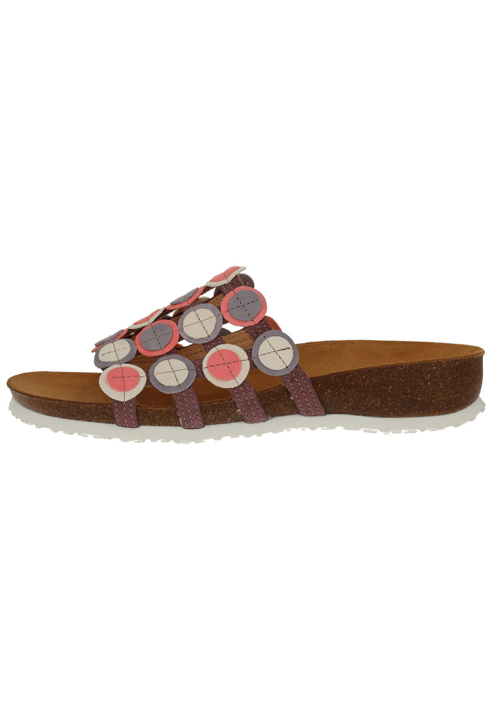 Think! Pantoletten Leder Flieder - surf4shoes