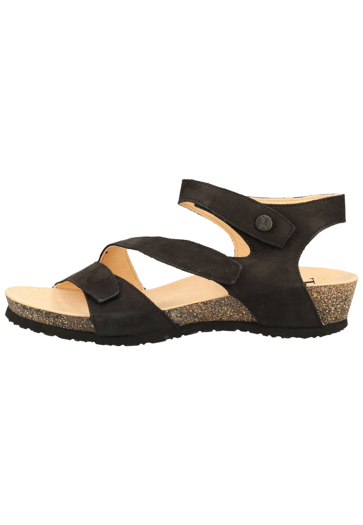 Think! Sandalen Nubukleder Schwarz - surf4shoes