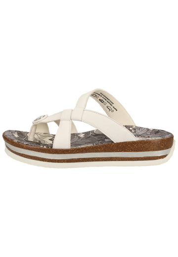 Think! Pantoletten Leder Weiß - surf4shoes
