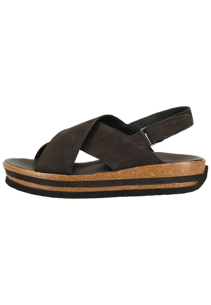 Think! Sandalen Nubukleder Schwarz - surf4shoes