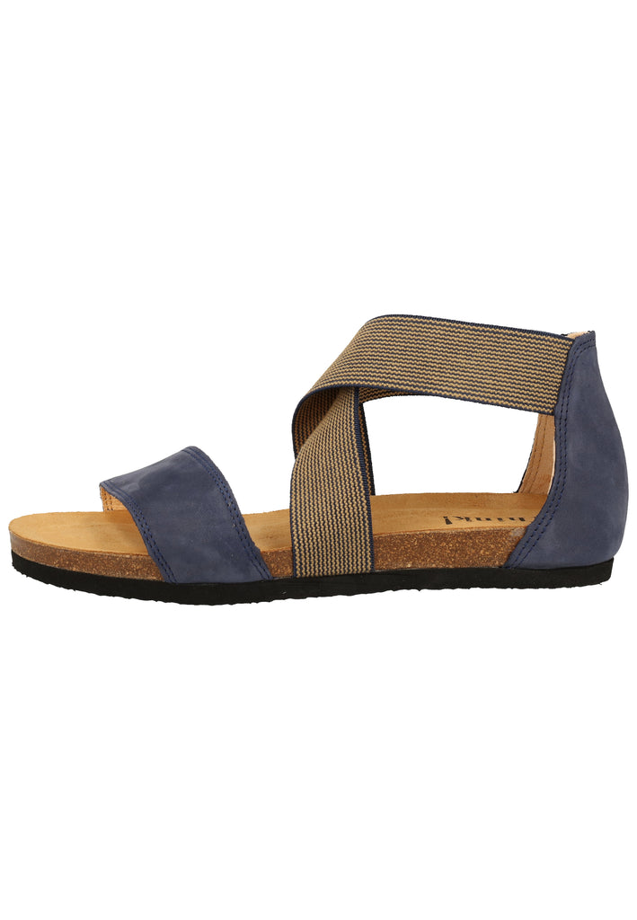 Think! Sandalen Nubukleder Blau - surf4shoes