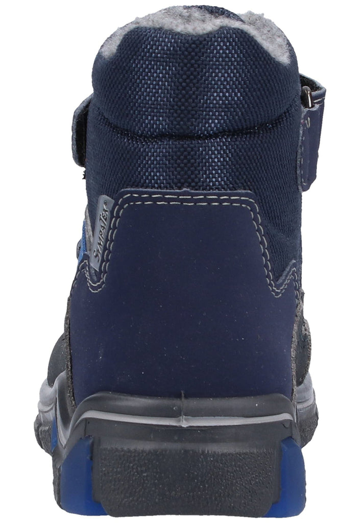 Ricosta Stiefel Lederimitat/Textil Blau/Schwarz Warmfutter - surf4shoes