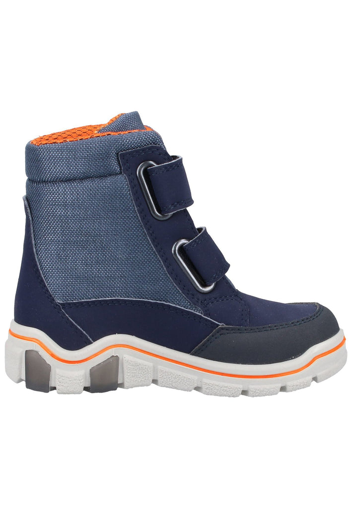 Ricosta Stiefel Lederimitat/Textil Dunkelblau Warmfutter - surf4shoes