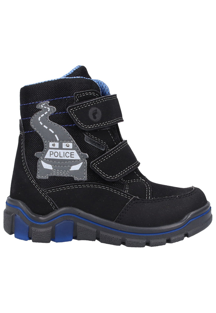 Ricosta Stiefel Lederimitat/Textil Schwarz - surf4shoes
