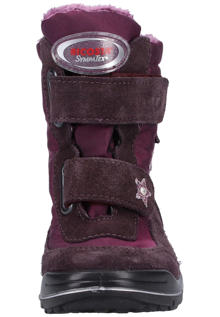 Ricosta Stiefel Leder/Synthetik Lila Warmfutter - surf4shoes
