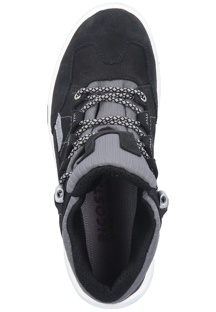 Ricosta Stiefelette Leder/Synthetik Schwarz - surf4shoes