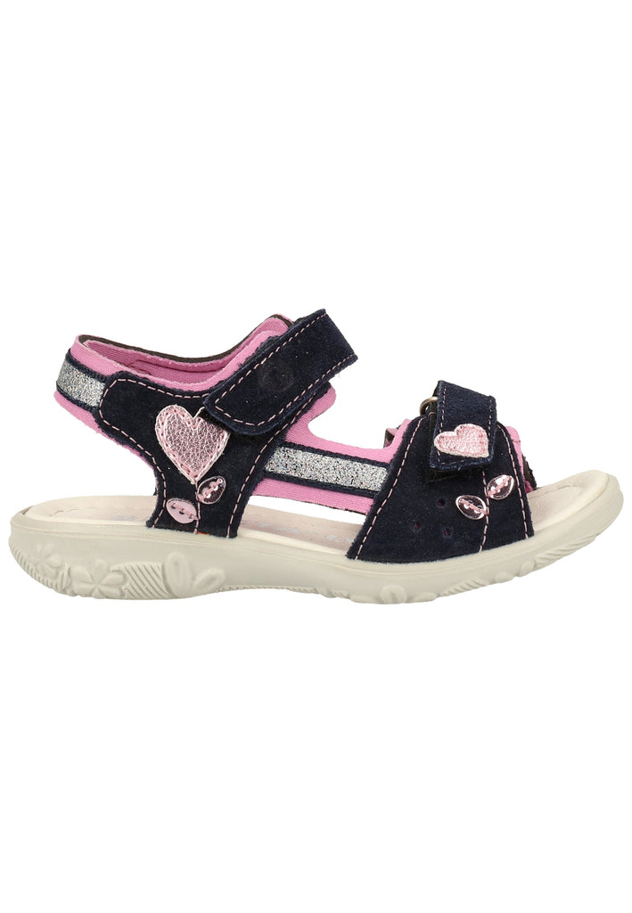 Ricosta Sandalen Leder/Textil Blau - surf4shoes