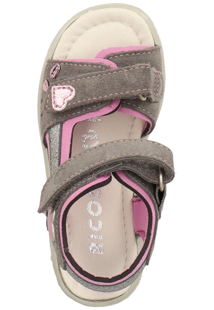 Ricosta Sandalen Leder/Textil Graphit - surf4shoes