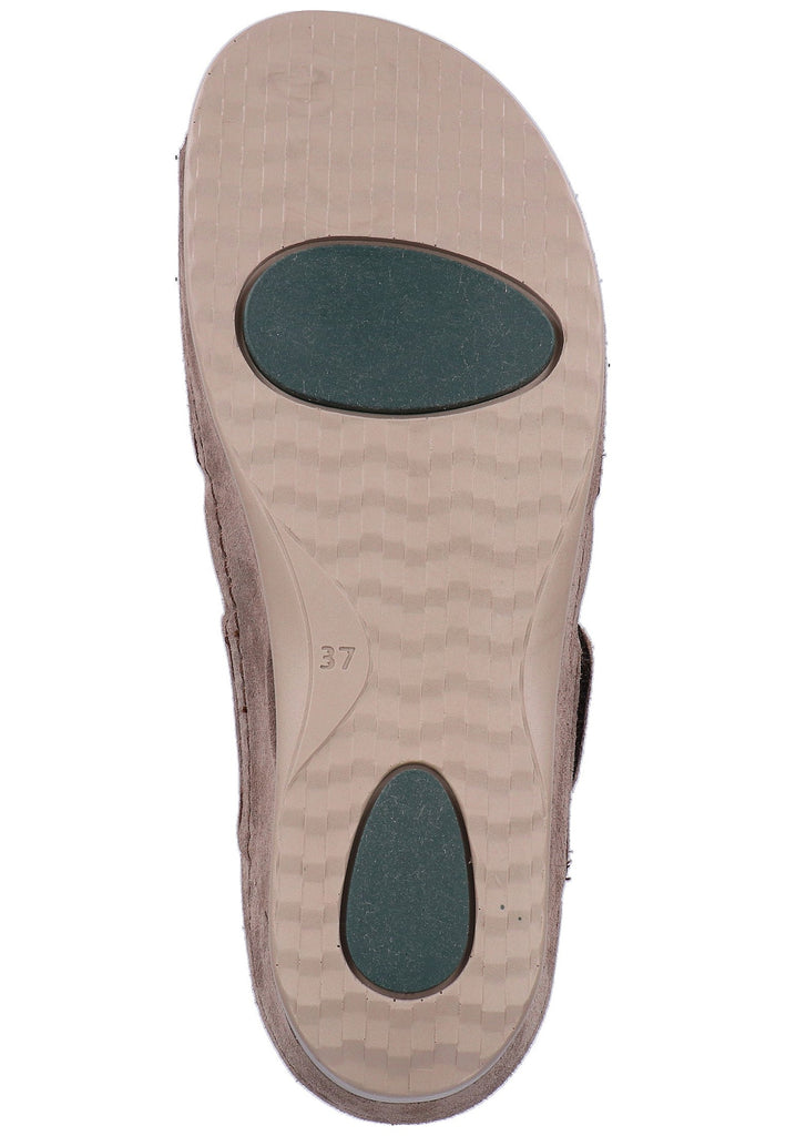 Rohde Pantoletten Veloursleder Braun - surf4shoes