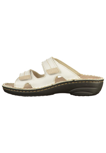 Rohde Pantoletten Nappaleder Weiß - surf4shoes