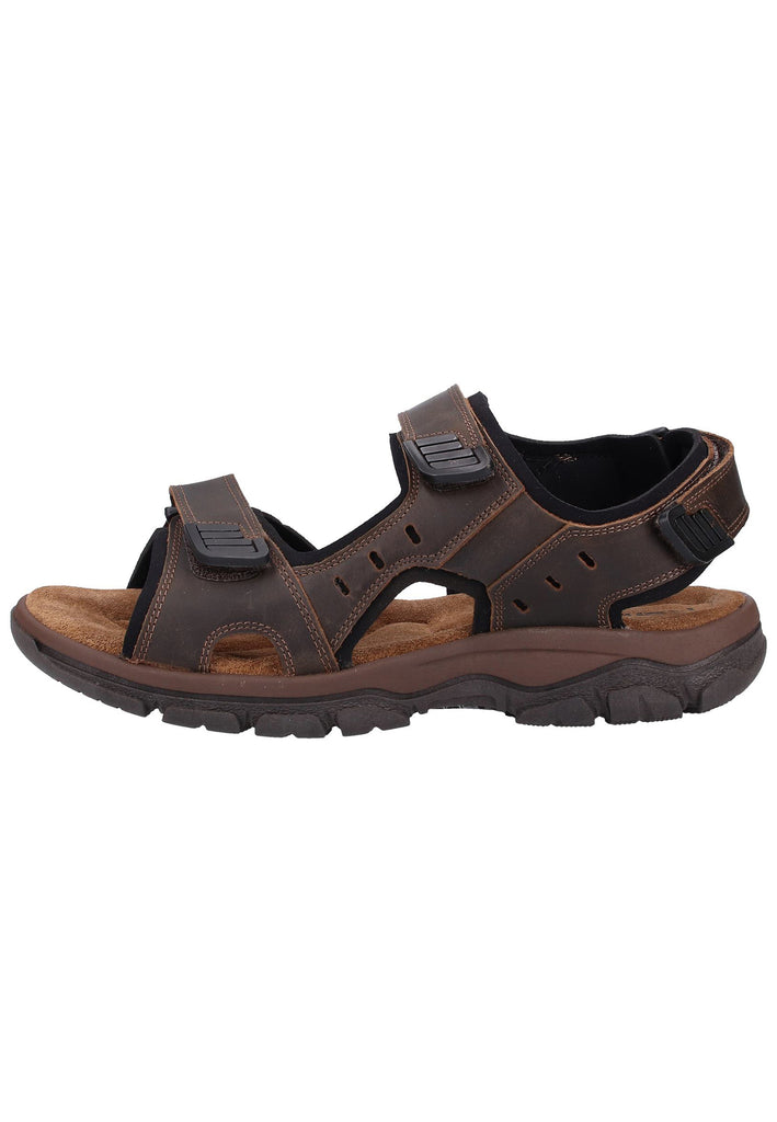 Rohde Sandalen Nubukleder Schwarz - surf4shoes