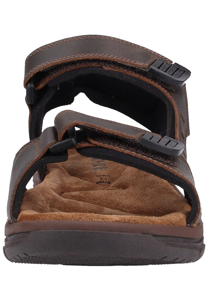 Rohde Sandalen Nubukleder Schwarz - surf4shoes