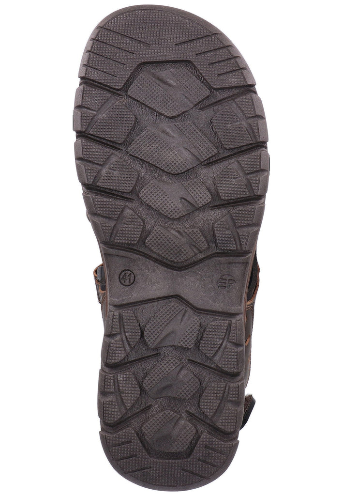 Rohde Sandalen Nubukleder Schwarz - surf4shoes