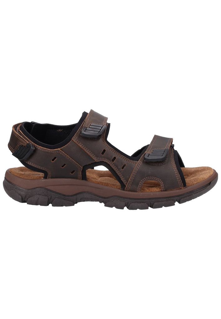 Rohde Sandalen Nubukleder Schwarz - surf4shoes
