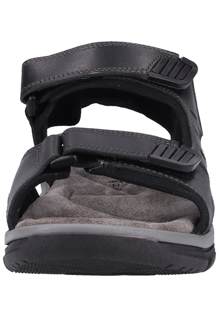 Rohde Sandalen Nubukleder Schwarz - surf4shoes