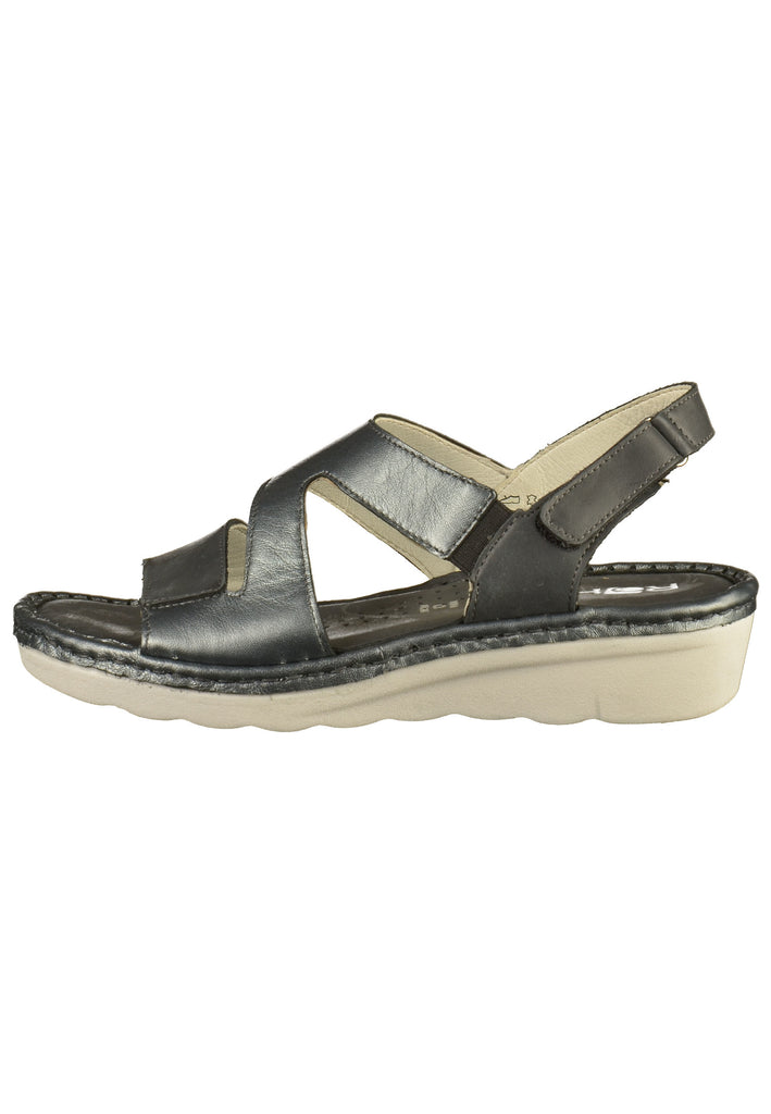 Rohde Sandalen Leder Schwarz - surf4shoes