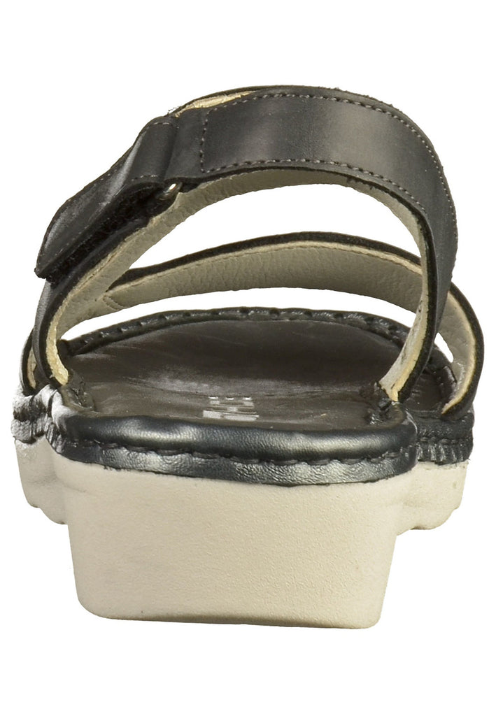 Rohde Sandalen Leder Schwarz - surf4shoes