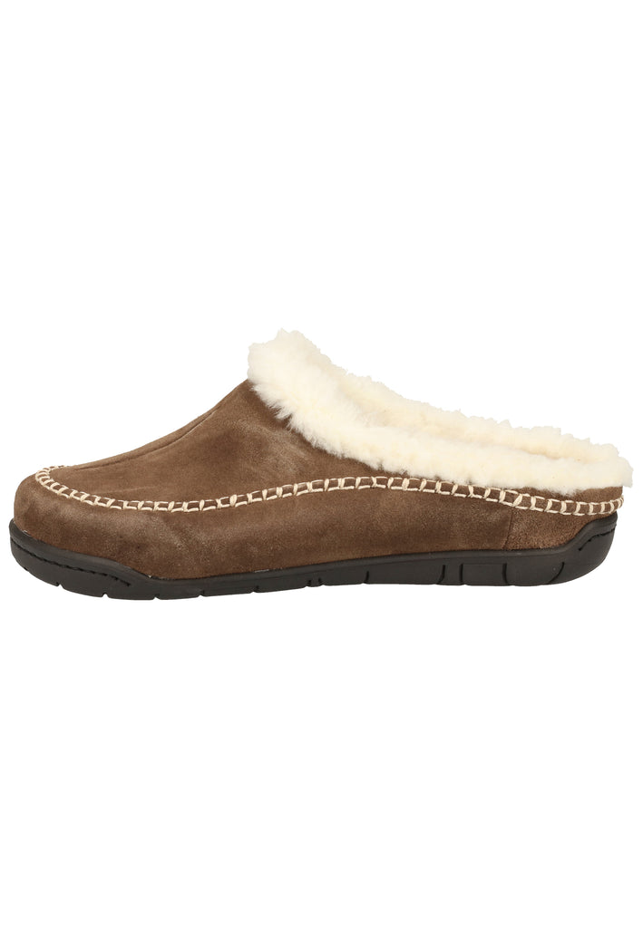 Rohde Hausschuhe Veloursleder Grau Warmfutter - surf4shoes