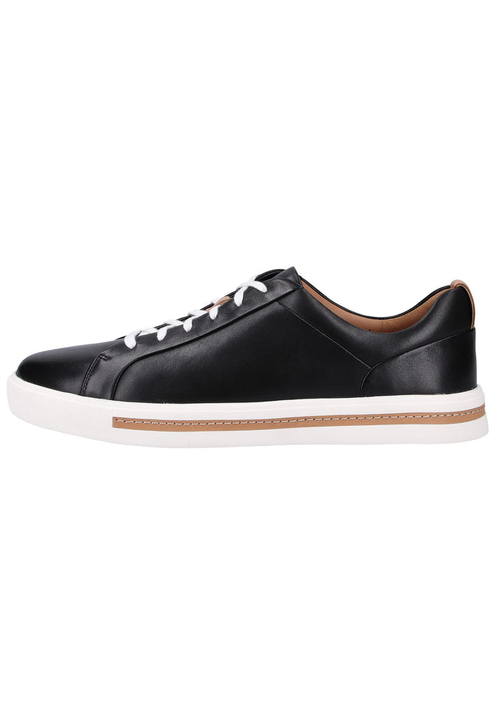 Clarks Sneaker Leder Schwarz - surf4shoes