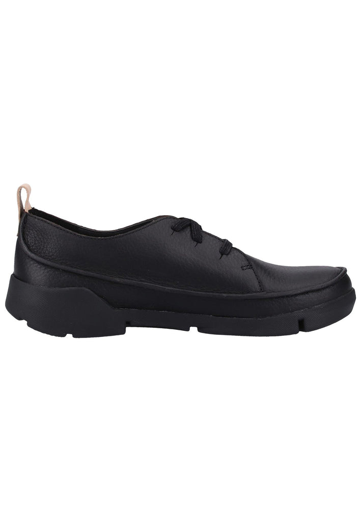 Clarks Halbschuhe Leder Schwarz - surf4shoes
