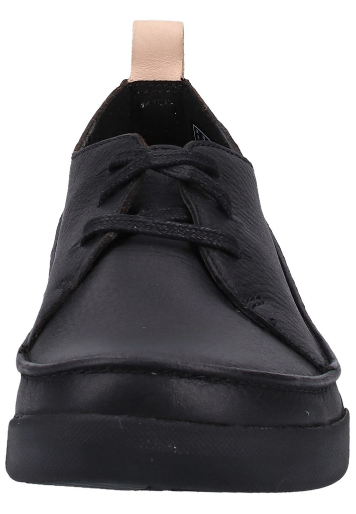Clarks Halbschuhe Leder Schwarz - surf4shoes
