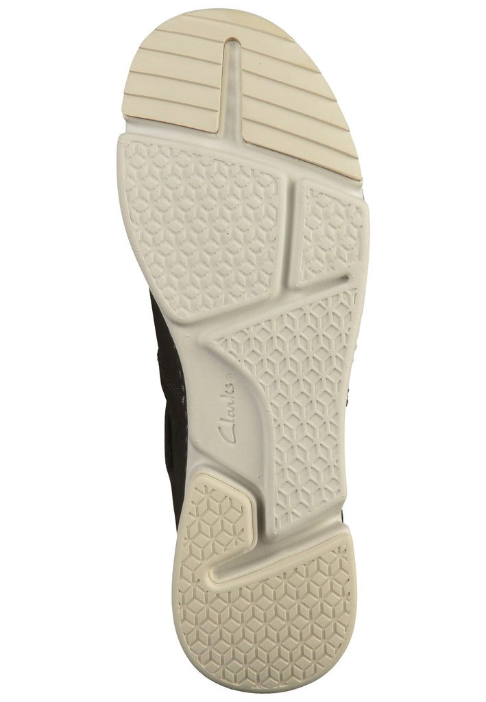 Clarks Sneaker Nubukleder Schwarz - surf4shoes