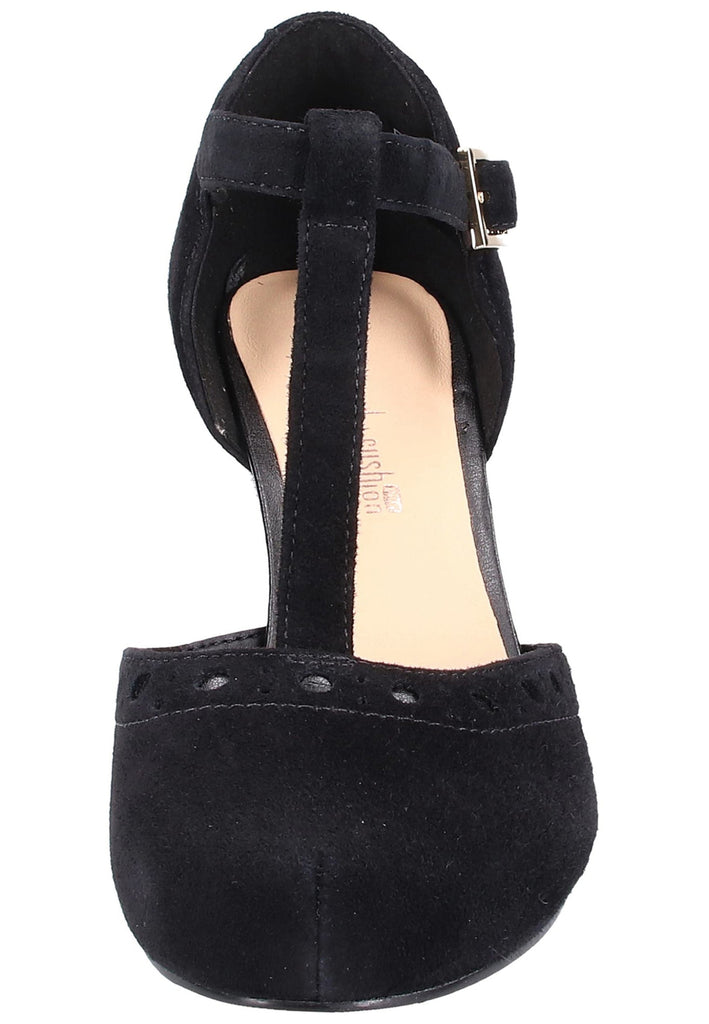 Clarks Pumps Veloursleder Schwarz - surf4shoes