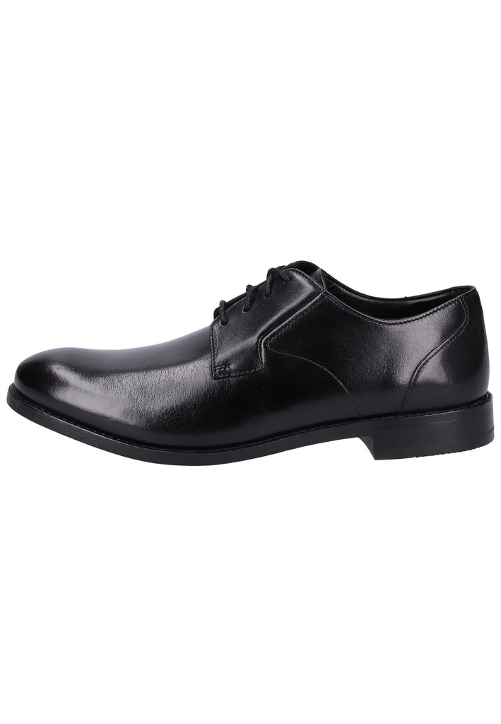 Clarks Businessschuhe Leder Schwarz - surf4shoes