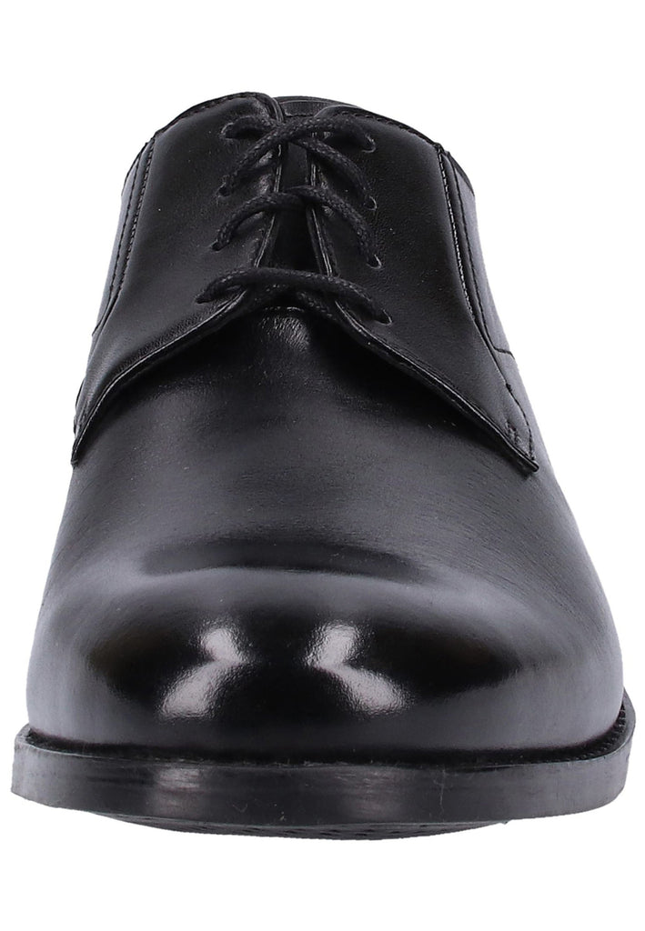 Clarks Businessschuhe Leder Schwarz - surf4shoes
