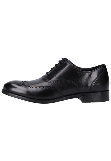 Clarks Businessschuhe Leder Schwarz - surf4shoes