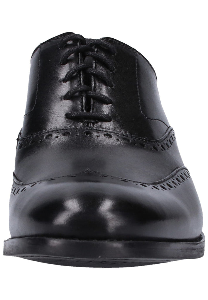 Clarks Businessschuhe Leder Schwarz - surf4shoes