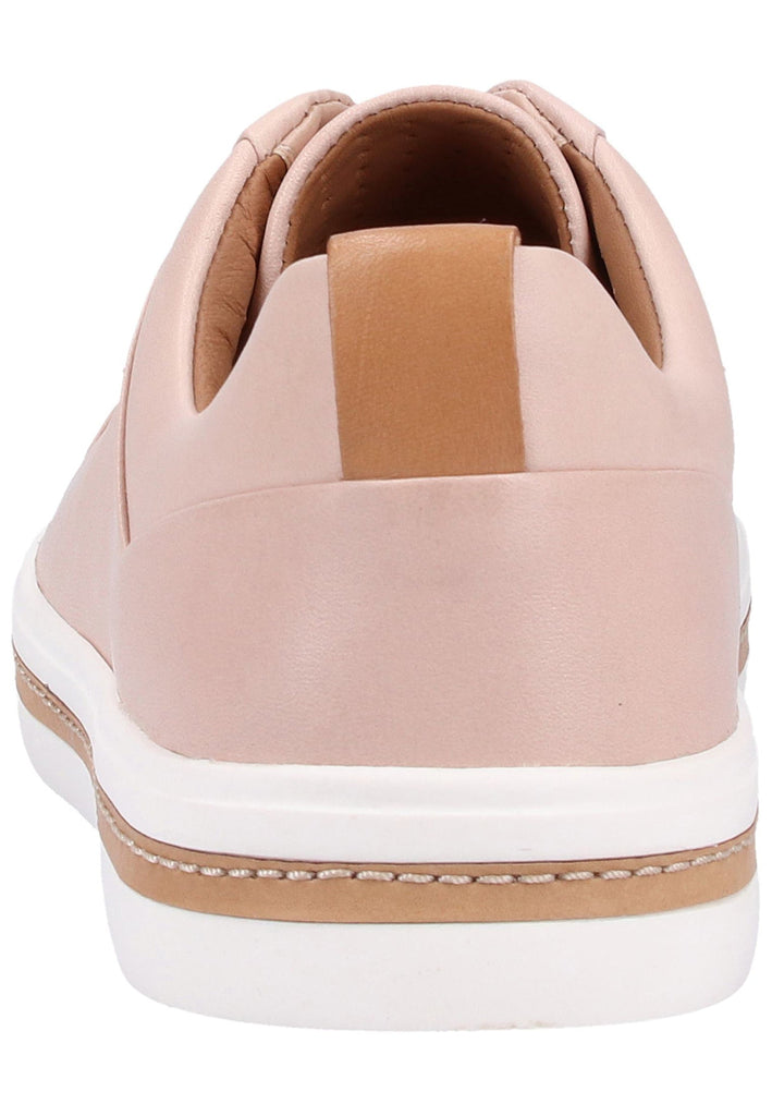 Clarks Sneaker Leder Nude - surf4shoes